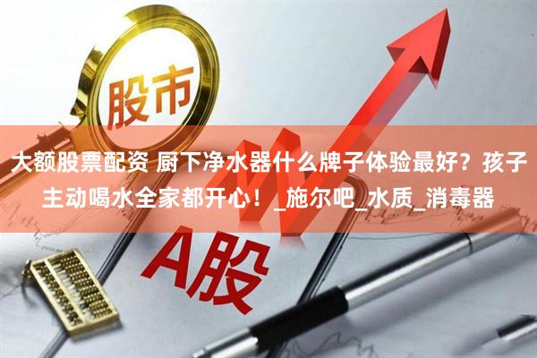 大额股票配资 厨下净水器什么牌子体验最好？孩子主动喝水全家都开心！_施尔吧_水质_消毒器