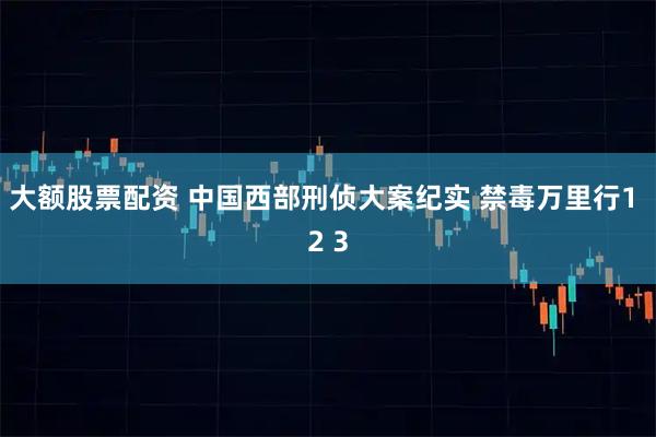大额股票配资 中国西部刑侦大案纪实 禁毒万里行1 2 3