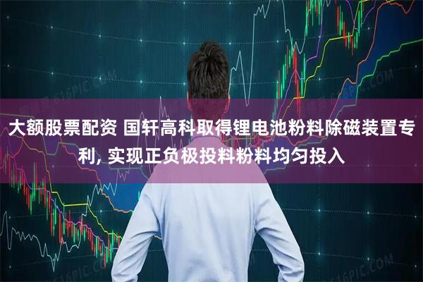 大额股票配资 国轩高科取得锂电池粉料除磁装置专利, 实现正负极投料粉料均匀投入